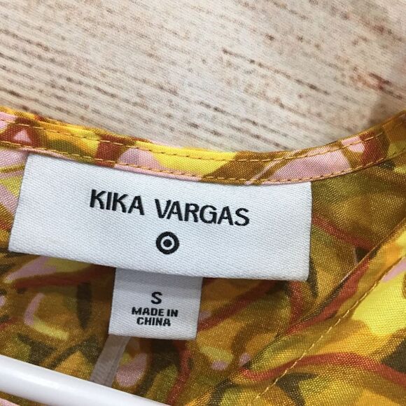 NEW WITH TAGS KIKA VARGAS FOR TARGET MUM FLORAL PUFF SLEEVE MINI DRESS - Picture 8 of 12